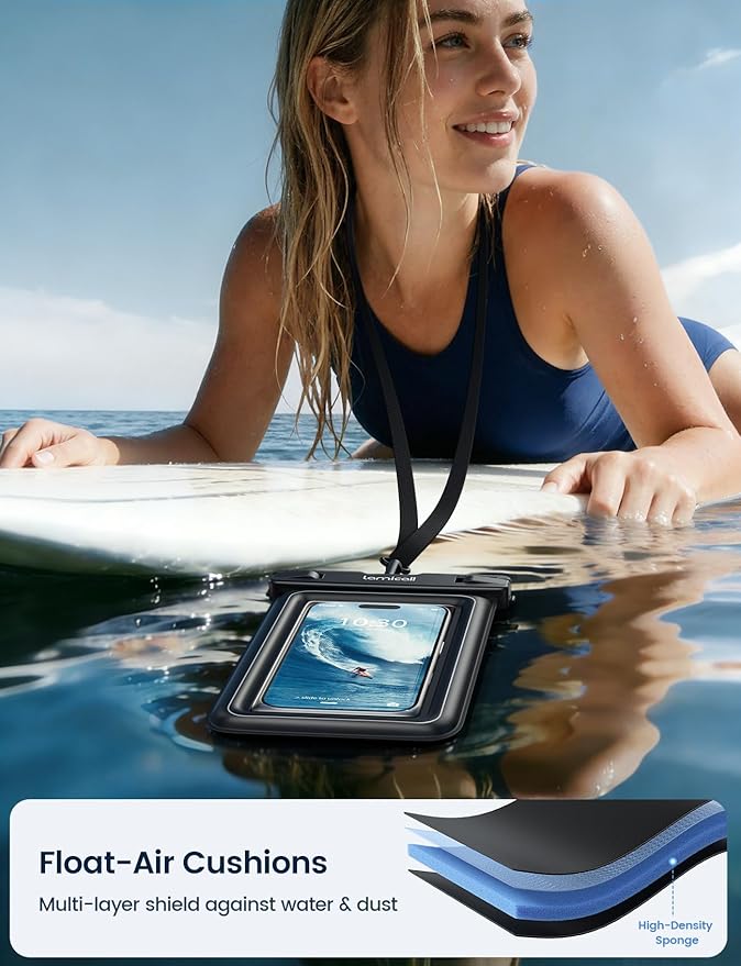 Lamicall Floating Waterproof Phone Pouch &amp 500D Dry Bag