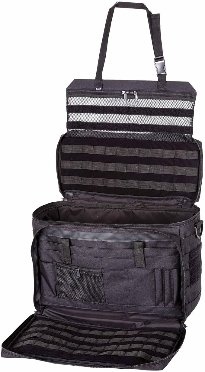5.11 Tactical Wingman Patrol Bag – Police Gear Car Seat Organizer for Law Enforcement Black Style 56045ABR