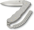 Victorinox Evoke Swiss Army Knife Featuring a Foldable Blade with Thumb Stud and Lockback Mechanism