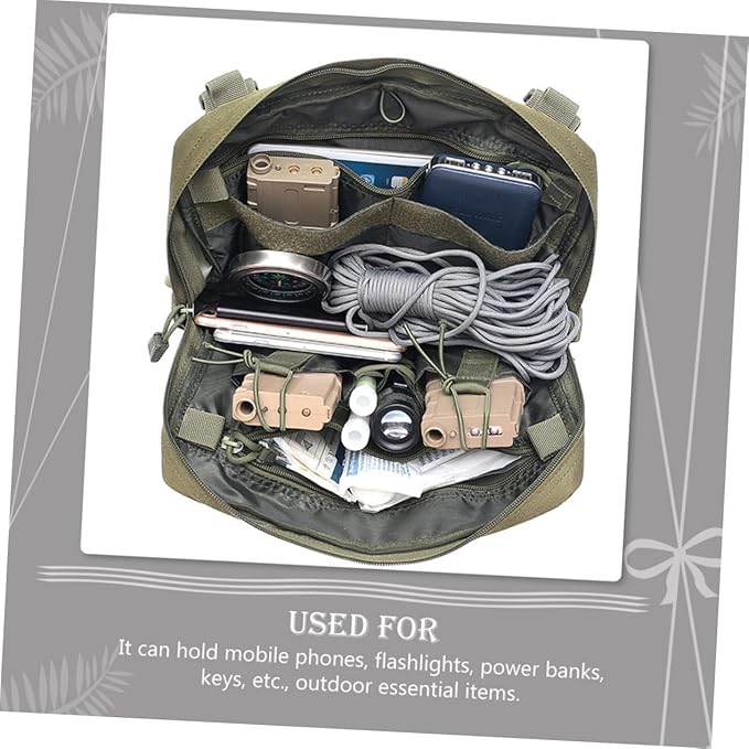 Multifunctional Chest Bag Adjustable Sling Pack for Outdoor Activities