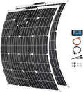 800 Watt Solar Panel Kit 2 × 400 Watt Flexible Solar Power Panel Photovoltaic Module with 40A Solar Charge Controller Monocrystalline Solar Panel for Camping Off Grid Battery Charging Boat