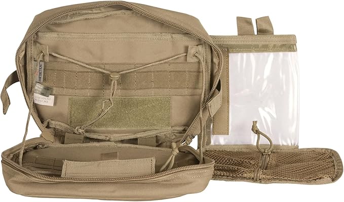 FOX OUTDOOR PRODUCTS Enhanced Multi-Field Tool &amp Accessory Pouch | Modular Utility Pouch with Drop Flap &amp Internal Organizers