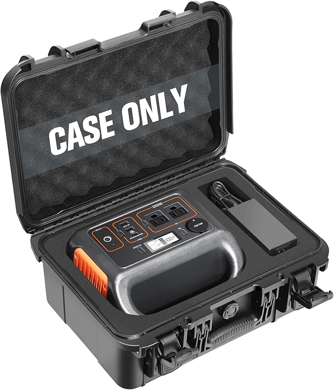 Hard Case for Jackery Explorer 300 - Portable Solar Generator Hard Shell Case: Waterproof Travel Carrying Storage Box for Jackery Portable Power Station Explorer 300: for Camper &amp Adventurer &amp