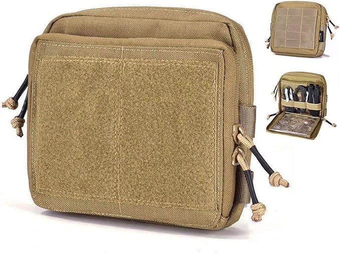 Tactical Gear Utility Map Admin Pouch EDC Tool Molle Bag Organizer for Tactical Outdoor Activities