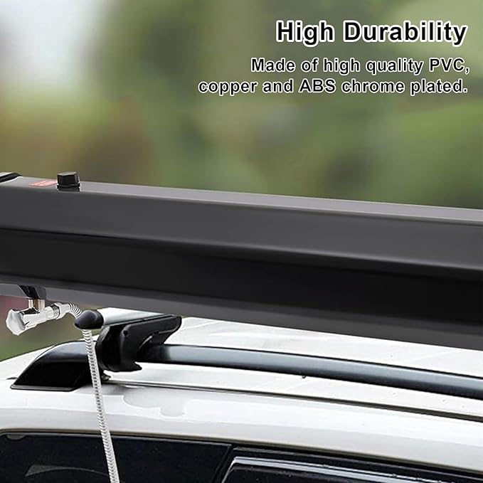 Portable Camping Solar Shower with Pressurized Water Tank Ideal for Hiking Car Washing Pet Cleaning and Beach Trips
