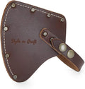Style n Craft Camper/Sportsman's Hatchet Sheath Full-Grain Leather Axe Sheath with Secure Covering