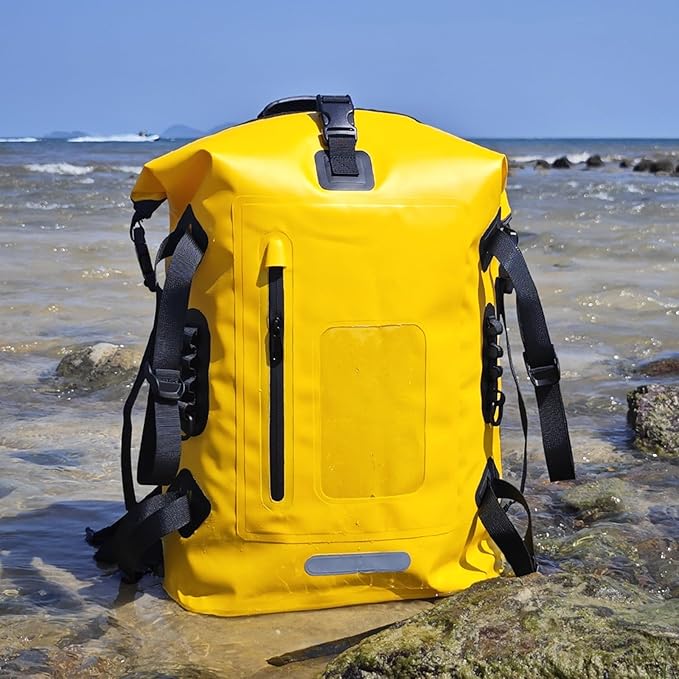 30L Waterproof Backpack Heavy Duty Water Sports Dry Bag Roll Top Waterproof Bag for Kayaking Hiking Swimming Boating BeachCamouflage