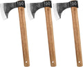 Professional Throwing Axe 3 Pack 16.5 Throwing Axes and Tomahawks with 1065 High Carbon Steel &amp Hickory Wood Handle Perfect for Axe Throwiing Game for Backyard Competition and Recreation