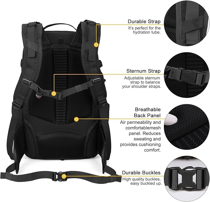 Mardingtop 35L Molle Tactical Military Backpack with Hydration Bladder for Men