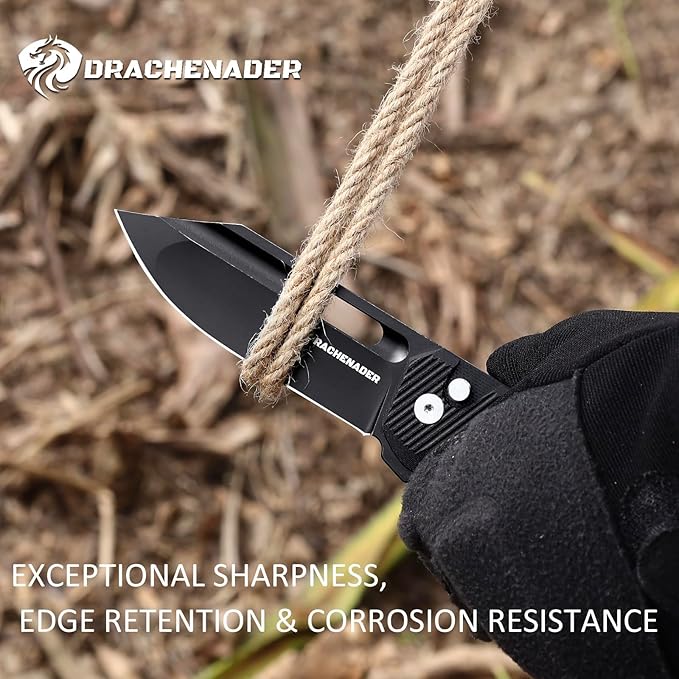 8.11 Large Pocket Knife for Men B-26 3.94 14C28N Blade Large Tactical Pocket Knife with G10 Handle Upgraded Reinforced Lock Includes Pocket Clip and Nylon Sheath for Camping Survival