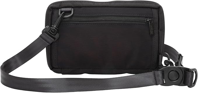 Manhattan Portage x Everyday Carry Atlas Sling V2 Hybrid Gear Organizer Pouch Sling Bag Constructed From Heavy Duty 1680D Cordura Ballistic Nylon (Black)
