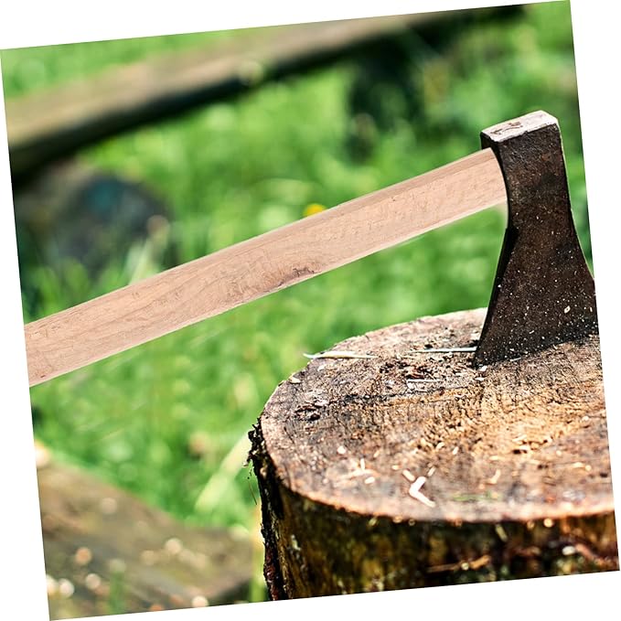 2pcs Wooden Hatchet Handle Replacement for Camping Axe Felling Axe Handle Easy Installation for Women Men