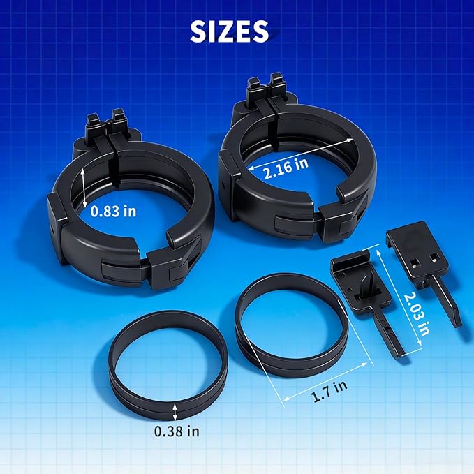 Panel Clamp Assembly HC-113 for Heliocol SwimLux SwimJo Sunstar Pool Solar Heater Panels Replacement Parts 2PCS