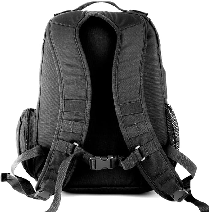 LA Police Gear LAPG Commuter Backpack Hydration Compatible Small Backpack - Black