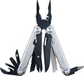 Multitool 20-in-1 Full-Size Lightweight EDC Multi-Purpose Pliers With Safety Locking Nylon Bag Tactical Gear Camping Knives &amp Tools Gift Ideas for Men (Silver)