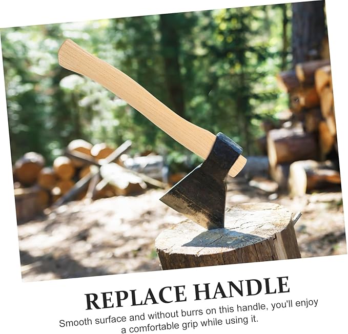 Mipcase 5sets Axe Handle Replacement Wooden Hatchet Handle for Firewood Gardening and Outdoor Activities Accessory for Enhanced Performance