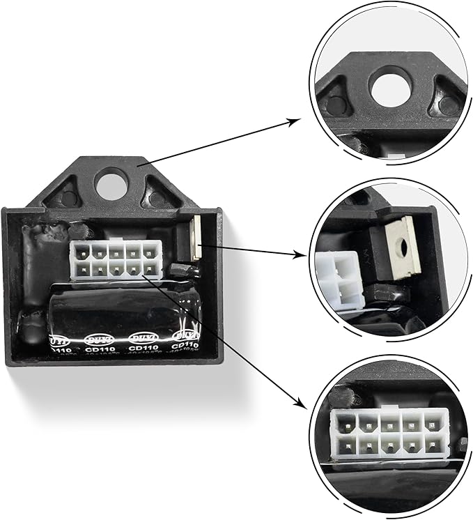 fullas Ignition Control Module Compatible with Westinghouse 3700 4500 5000 Inverter Generator Cummins Onan P4500 Generator Status Indicator