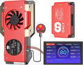 DALY BMS Balance 48V 500A Display - 5A Active Balance BMS 16S with 4.3 Inch LCD Touch Screen WiFi Bluetooth Module Supports RS485 CAN for LiFePO4 Battery Pack Golf Carts Electric Outboard Motors Solar