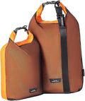 Bee Nesting Waterproof dry sack Lightweight Dry Bag Soft and comfortable stuff sacks for backpacking Rafting Boating Camping (Orange 4L 8L)