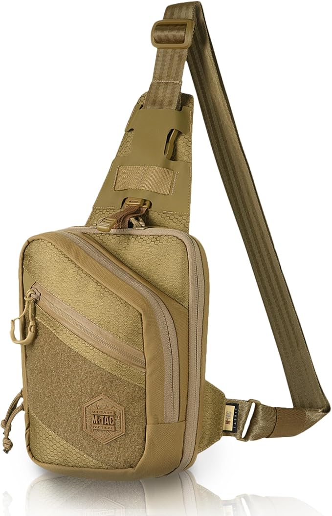 M-Tac Elite Sling Bag - EDC Tactical Crossbody Concealed Carry CCW Chest Pack