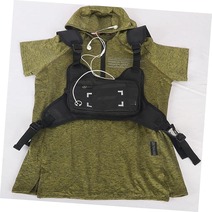 SAFIGLE Men's Tactical Chest Bag Waterproof Multi-functional Outdoor Backpack Mobile Phone Storage Random Pattern for Cycling and Hiking