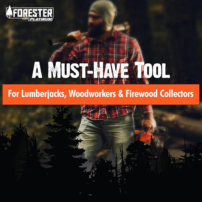 FORESTER Pickaroon Logging Tool | USA Hickory Handle | Hookaroon Logging Tool | Log Roller Tool &amp Forestry Tools for Dragging and Stacking Logs