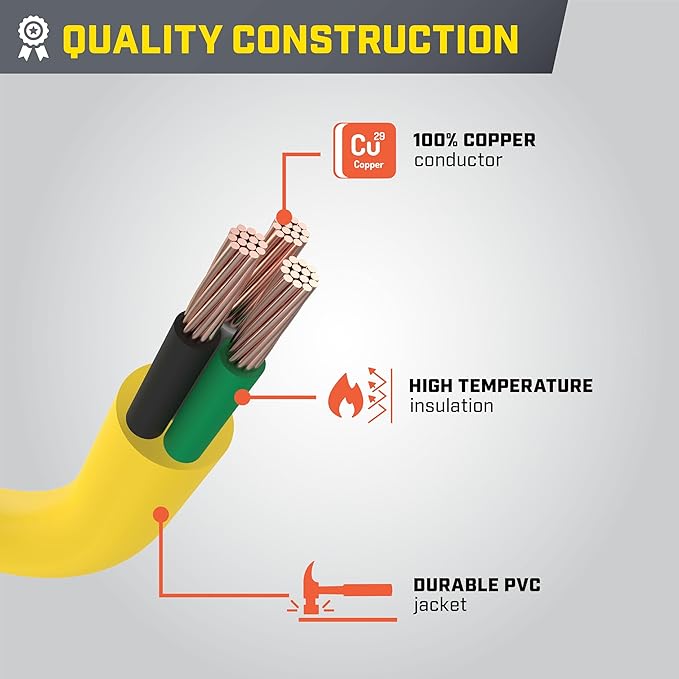 Champion Power Equipment 2 ft. 30A 125V Generator Adapter Cord