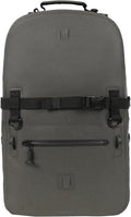 Breakwater Supply™ Fogland Waterproof IP68 Submersible Backpack | Laptop Sleeve &amp Airtight Zippers for Work Travel Outdoors Boating Hiking Floating Dry Bag Unisex TPU (Charcoal 25L)