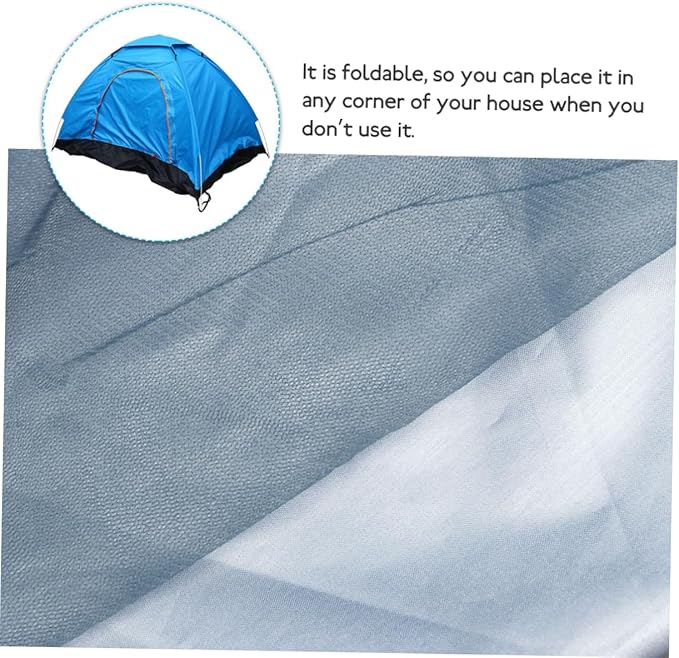 BESTonZON Portable Rainproof Beach Tent for People Automatic Setup Breathable Sun Shelter Blue for Camping Outdoor Activities and Family Trips