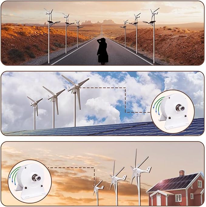 10000W Wind Turbine Generator PMG 12V 24V 48V 500 RPM AC DC Power Magnetic Dynamo Water Turbine Hydro Alternator Free Energy(with Controller)