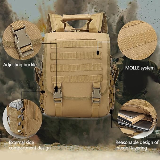 Military Tactical Backpack Laptop Backpack Travel Backpacks for Men Small Tactical Backpack Assault Bag (ACU)