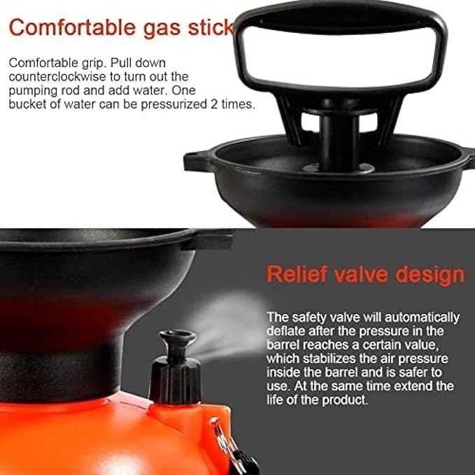 KRASS Portable Shower 3L/8L Outdoor Camping Shower Solar Garden Shower Travel Car Wash System Multifunctional Water Gun Does Not Take Up Space3L