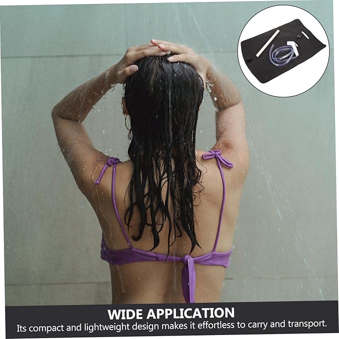 Toddmomy Water Bag Shower Tent up for Camping Waterproof Phone Pouch Camper Water Bag Camping Gadgets