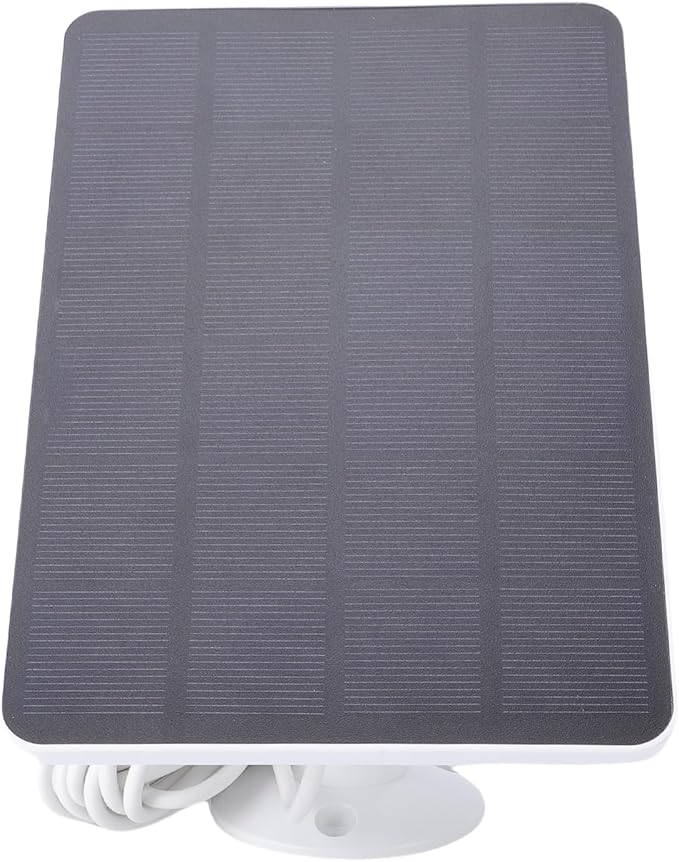 Fabater Solar Panel for Googles Nest Camera 10W Solar Power Charger with 360 Adjustable Bracket and 9.8ft Cable IP66 Water Proof for Indoor &amp Outdoor Security Cam (1pc)