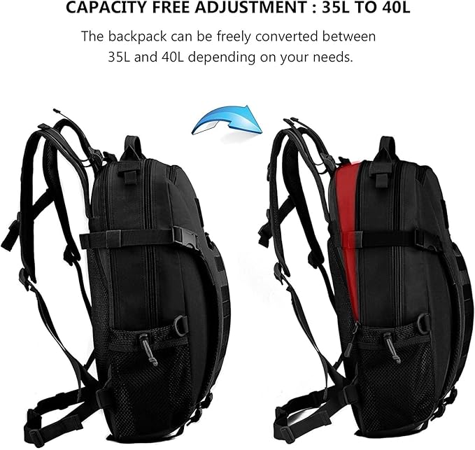 Tactical Backpack Hiking Day Pack Molle Rucksack Waterproof 30L Everyday Carry Bag