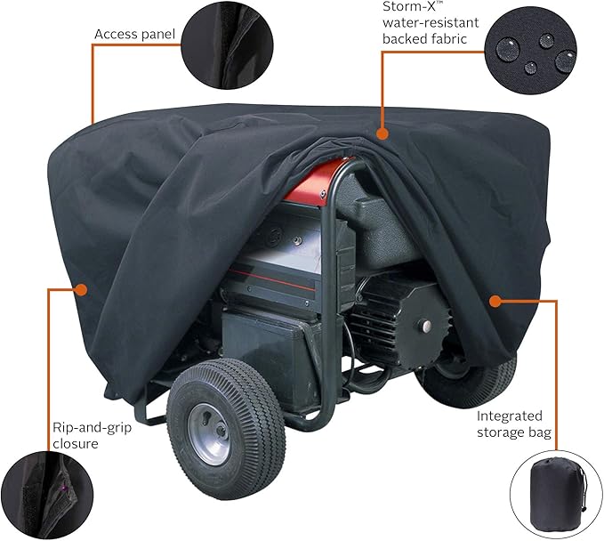 Classic Accessories Generator Cover Fits 17500 Watt Generators XX-Large