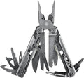Multi Tool 26-in-1 Full-Size Lightweight EDC Multi-Purpose Pliers With Safety Locking Tactical Gear Nylon Bag Tools Gifts for Guys Gifts for Hunters Men who have Everything (Black)