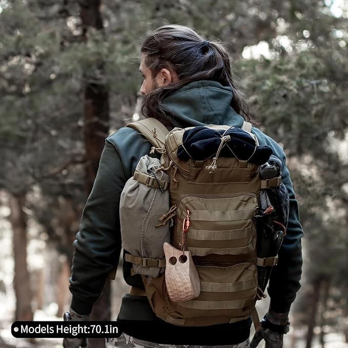 Mardingtop Tactical Backpacks Molle Hiking daypacks for Motorcycle Camping Hiking Military Traveling25L Backpack