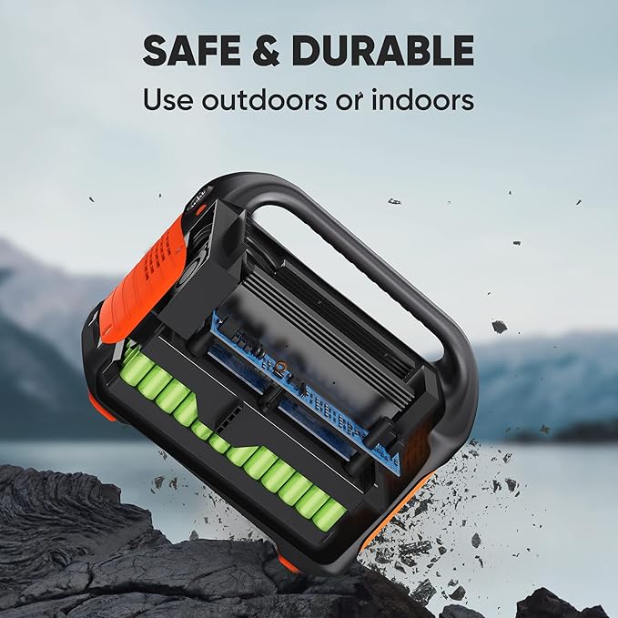 Jackery Portable Power Station Explorer 500 518Wh Outdoor Solar Generator Mobile Lithium Battery Pack with 110V/500W AC Outlet for Home Use Emergency BackupRoad Trip Camping (Solar Panel Optional)