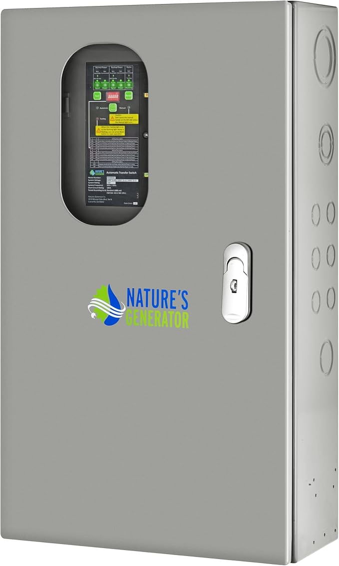 Nature's Generator Pre-Wired 120V/240V 50A 12 Circuits Automatic Transfer Switch