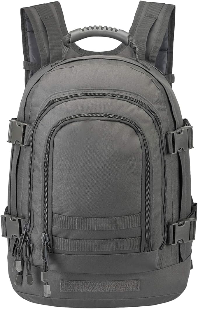 Tactical Backpacks Assault Pack 3 Day Bag Expandable Backpack Out Bag Classic Case Travel Hiking(Gray Not with Belt)