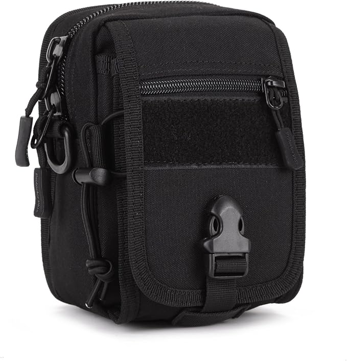 Huntvp Military Tactical Compact MOLLE EDC Utility Gadget Gear Tools Organizer Pouch with Shoulder Strap