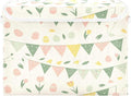 Storage Bins With Lid Stackable Fabric Closet Organizer Clothing Storage Large Boxes For Closet Shelves Bedroom Green Floral Branch Easter