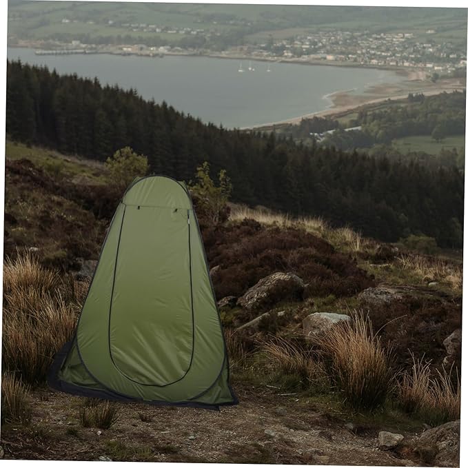 BESPORTBLE Quick-Open Shower Tent for Camping Portable Privacy Tent Windows for Beach Fishing Dressing