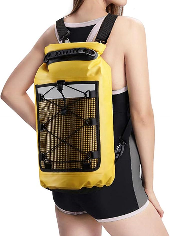 Waterproof Bucket Bag for Outdoor Surfing 500D PVC Meshes Ensuring Gear Dryness and Longevity During Outdoor Pursuits