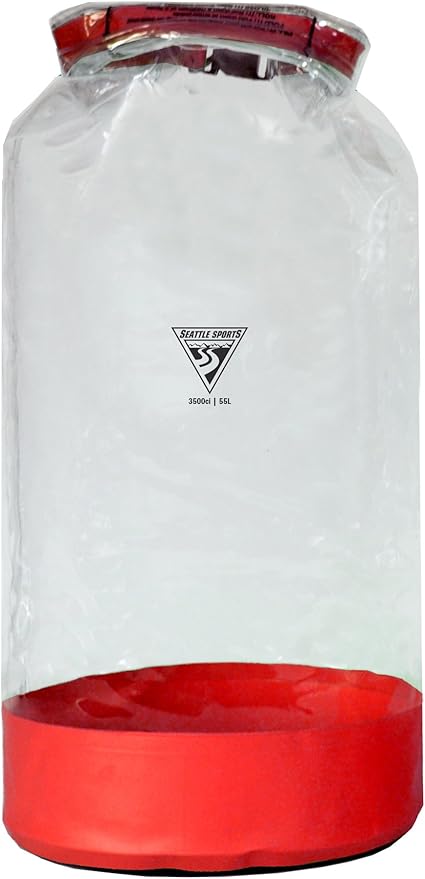 Seattle Sports Glacier Clear Heavy Duty Waterproof Dry Bag - USA Made