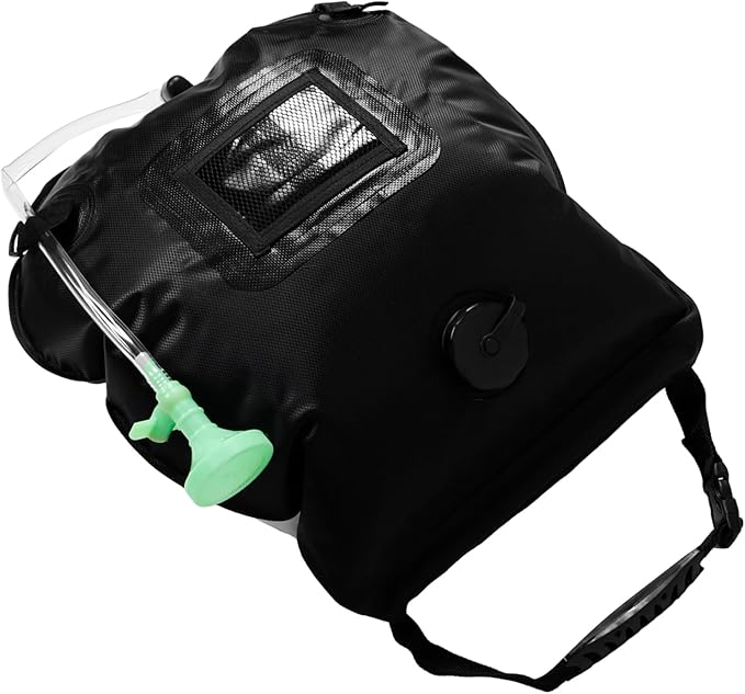 BESPORTBLE Portable Solar Shower Bag for Outdoor Camping with Removable Hose and Switchable Shower for Beach and Hiking Travel Design