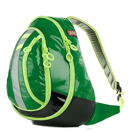 Statpacks G3+ Medslinger Soft Sling Medical Gear Pack Quick Access Bag for EMS Police Firefighters Athletic Trainers Green