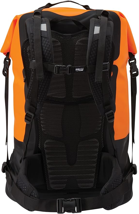 SealLine Pro Pack Waterproof Backpack Orange 70-Liter