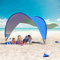 TOBTOS UPF 50+ Pop Up Beach Tent Easy Set Up Beach Umbrella Sun Shelter for 2-3 People UV Protection Portable Sunshade Baby Canopy Cabana Lightweight with Carry Bag
